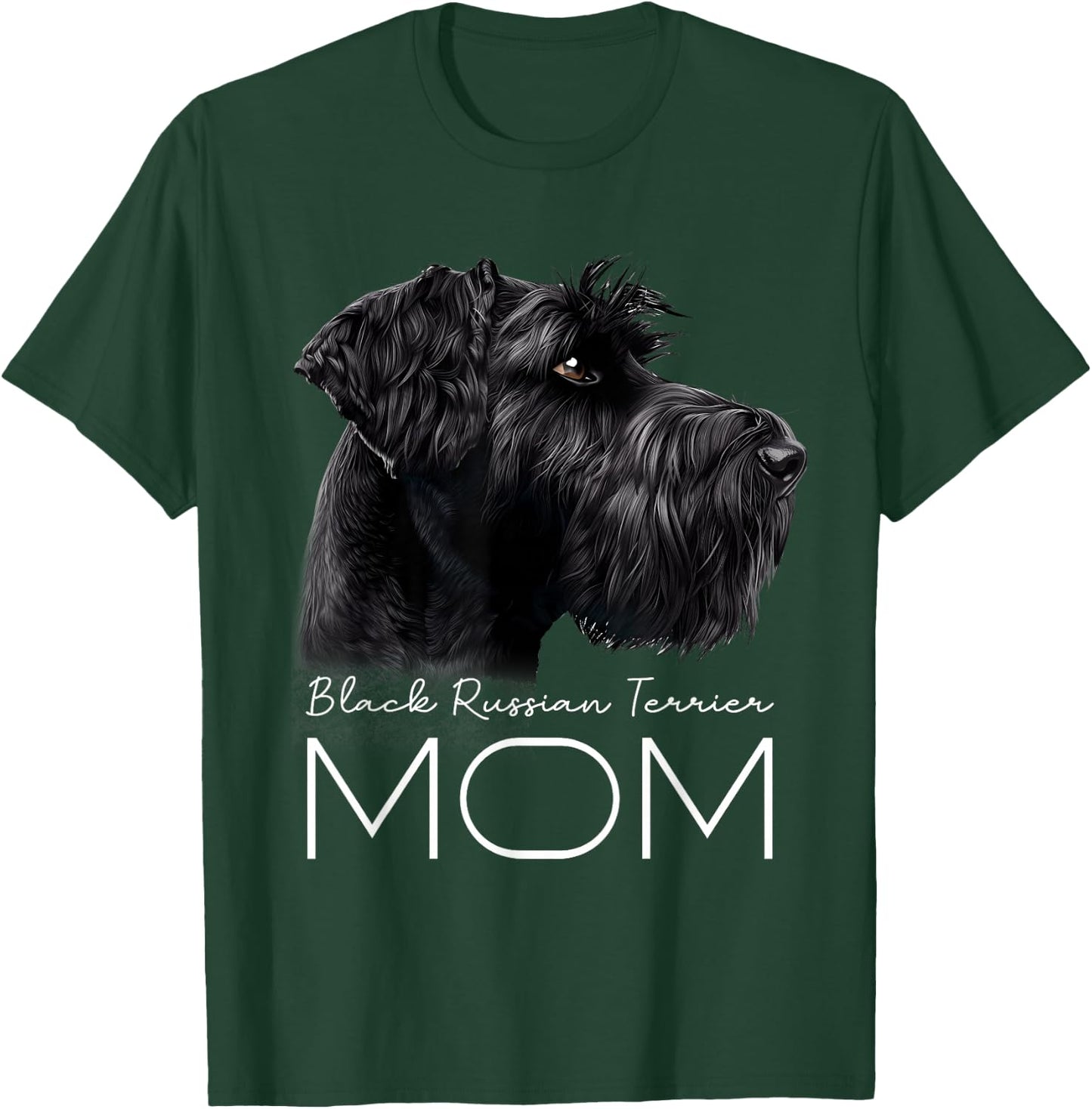 Black Russian Terrier Mom T-Shirt - T-Shirt | Forest