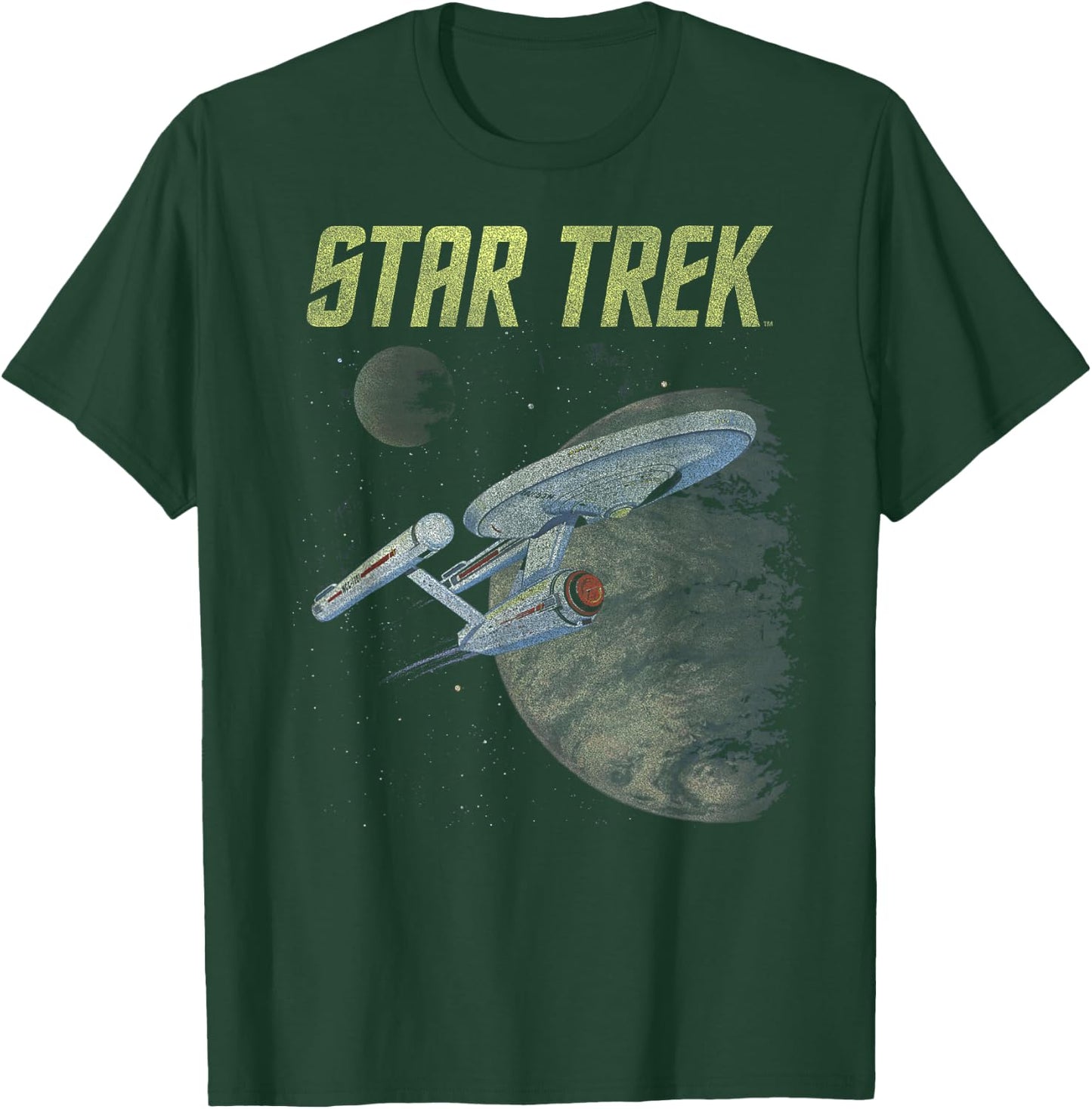 Star Trek: The Original Series Vintage Enterprise Poster T-Shirt - T-Shirt | Forest