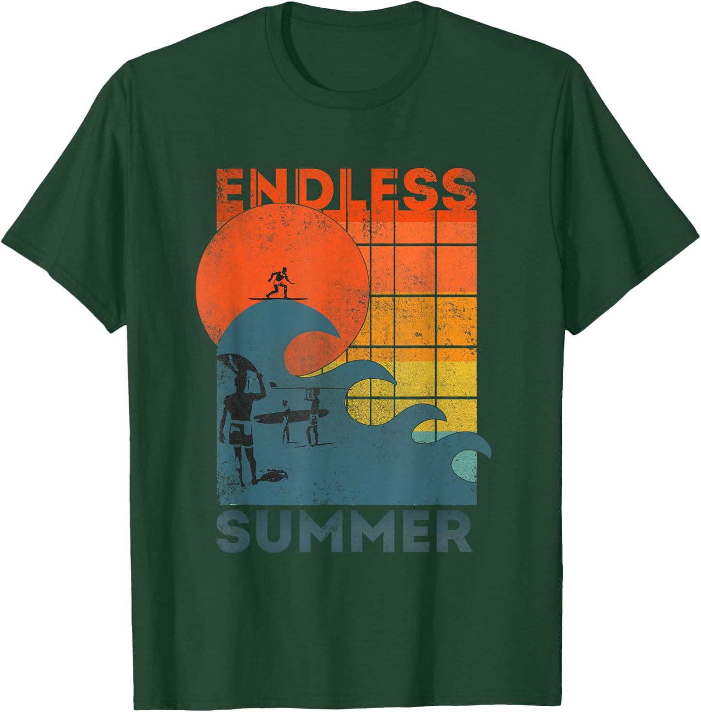 Endless Summer Waves Women T-Shirt - T-Shirt | Forest