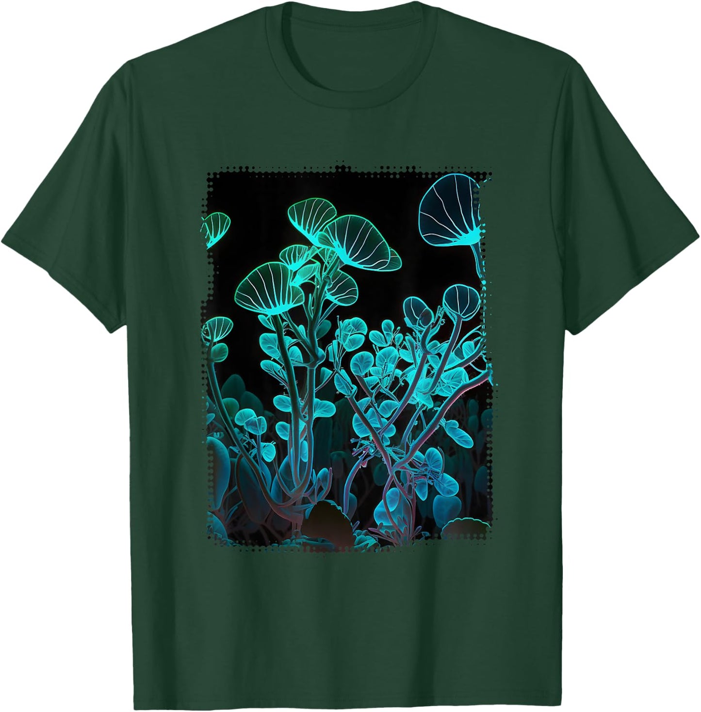 Bioluminescent Plants Nature Amazing Cool T-Shirt - T-Shirt | Forest