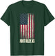 Military Army United States Fort Riley KS Vintage Flag T-Shirt - T-Shirt | Forest