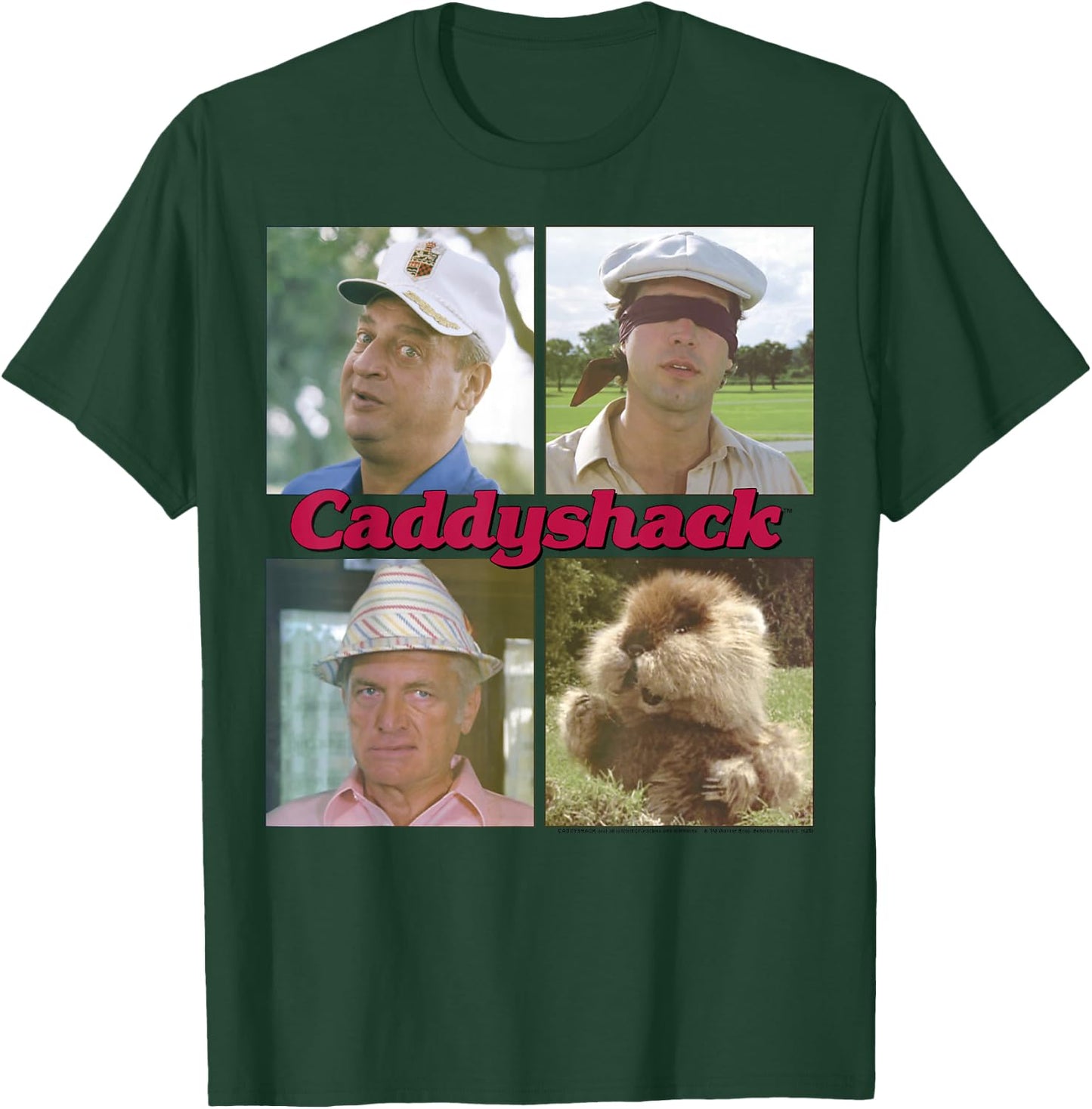 Caddyshack Portrait Box Up T-Shirt - T-Shirt | Forest