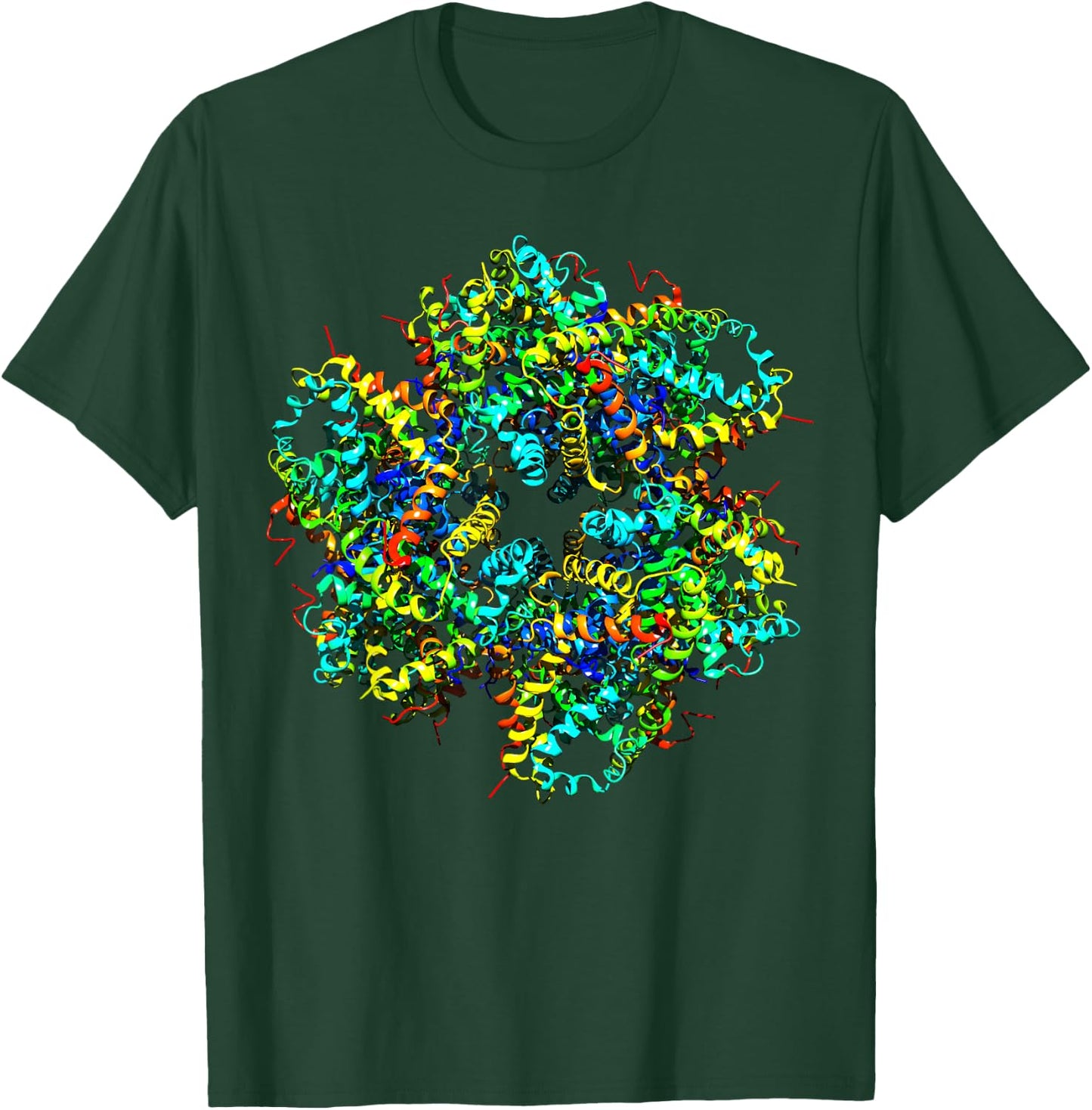 Crystallography Structural Biologist Hemoglobin Molecules T-Shirt - T-Shirt | Forest