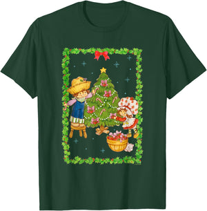 Strawberry Shortcake Huckleberry Pie Christmas Tree Poster T-Shirt - T-Shirt | Forest