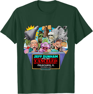 Jeff Dunham Melbourne, FL (2023) T-Shirt - T-Shirt | Forest