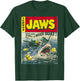 Jaws Pulp Attack Comic Cover Short Sleeve T-Shirt - T-Shirt | Forest