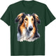 Borzoi Dog Portrait T-Shirt - T-Shirt | Forest