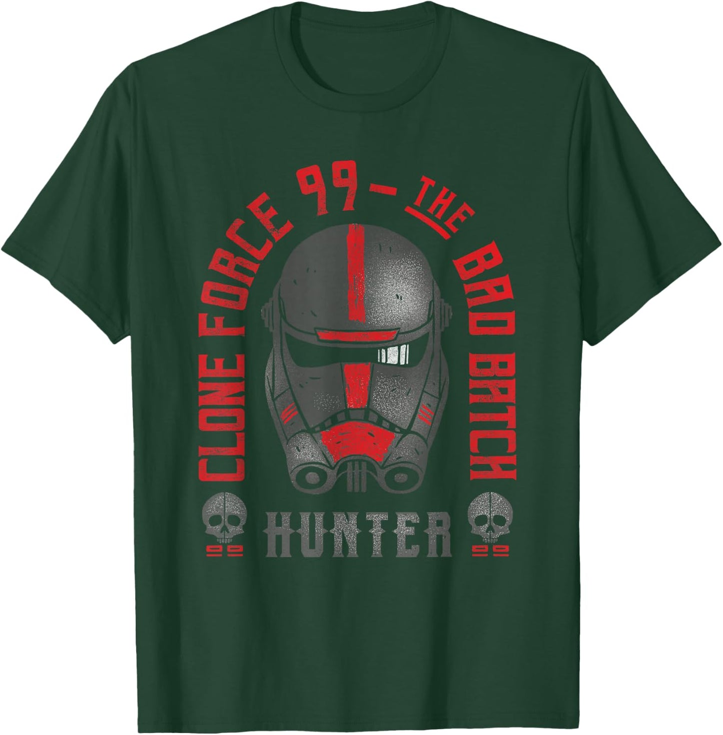 Star Wars: The Bad Batch Hunter Clone Force 99 Logo T-Shirt - T-Shirt | Forest