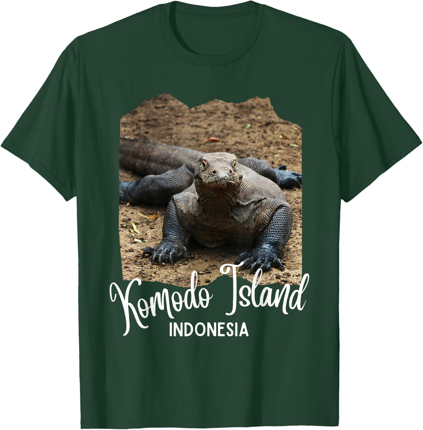 Komodo Island Indonesia Souvenir / Komodo Dragon T-Shirt - T-Shirt | Forest