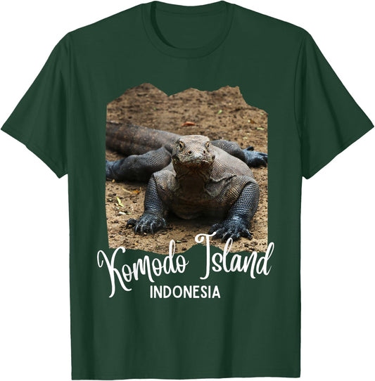 Komodo Island Indonesia Souvenir / Komodo Dragon T-Shirt - T-Shirt | Forest