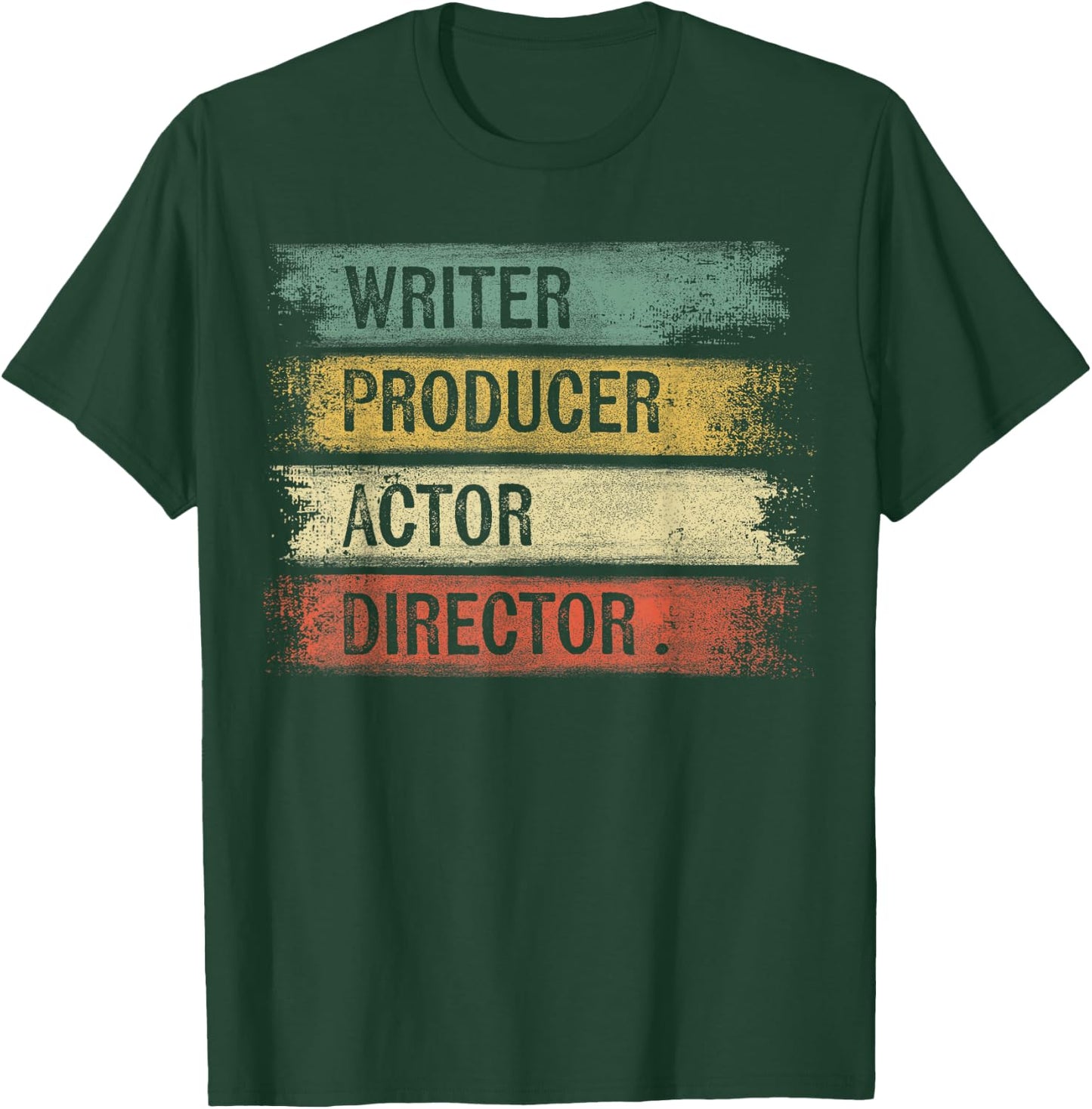 Writer Producer Actor Director Filmmaker Gifts Movie Theater T-Shirt - T-Shirt | Forest