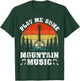 Vintage Play Me Some Mountain Music Mandolin T-Shirt - T-Shirt | Forest