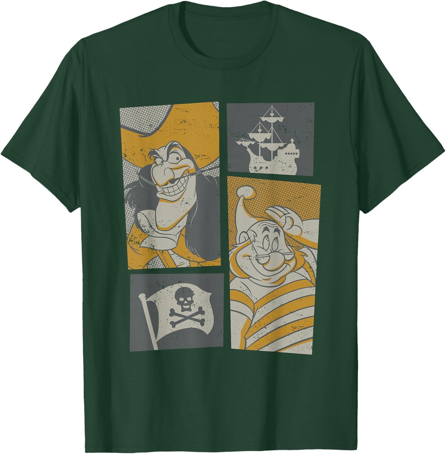 Disney Peter Pan Captain Hook and SMEE T-Shirt - T-Shirt | Forest