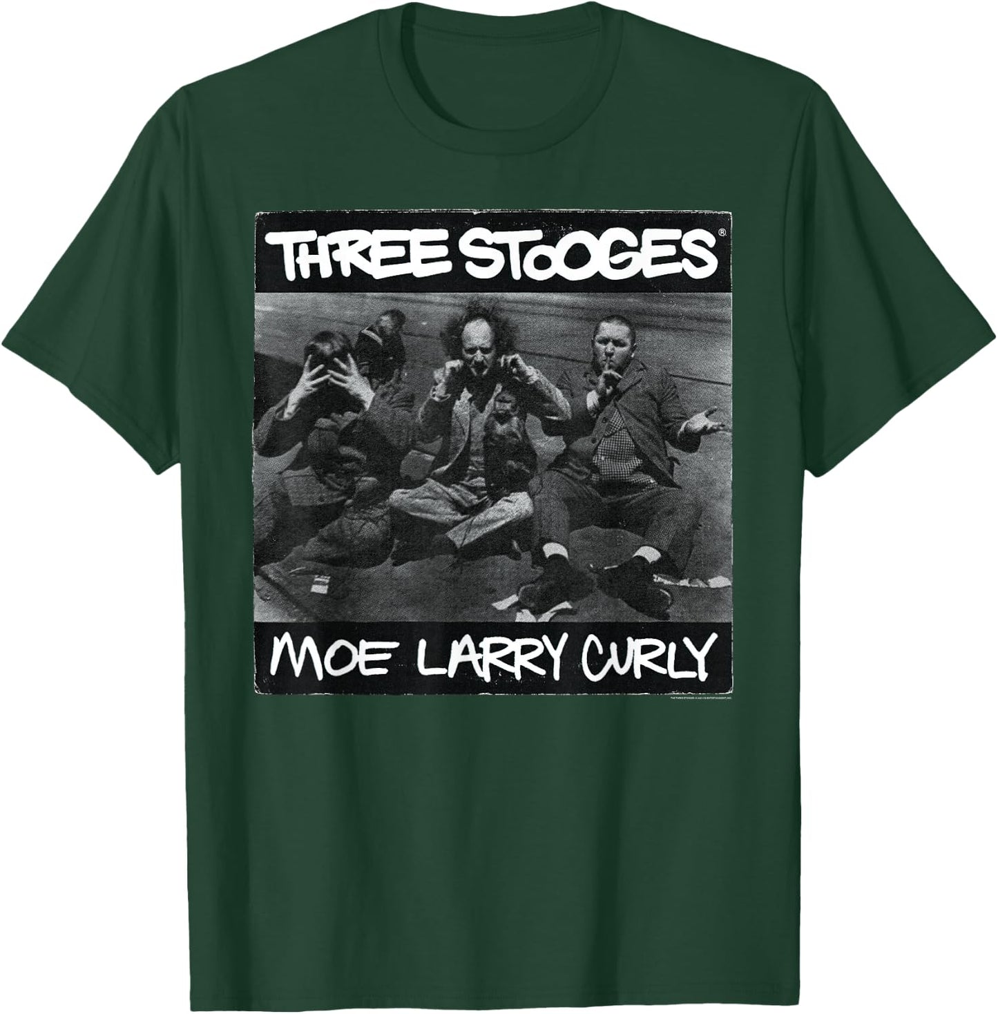 Three Stooges '90s Hip Hop Album T-Shirt - T-Shirt | Forest
