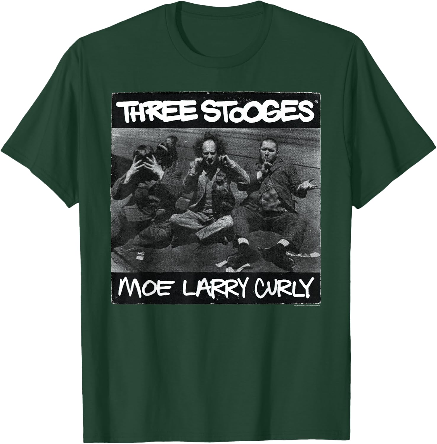 Three Stooges '90s Hip Hop Album T-Shirt - T-Shirt | Forest