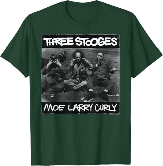 Three Stooges '90s Hip Hop Album T-Shirt - T-Shirt | Forest