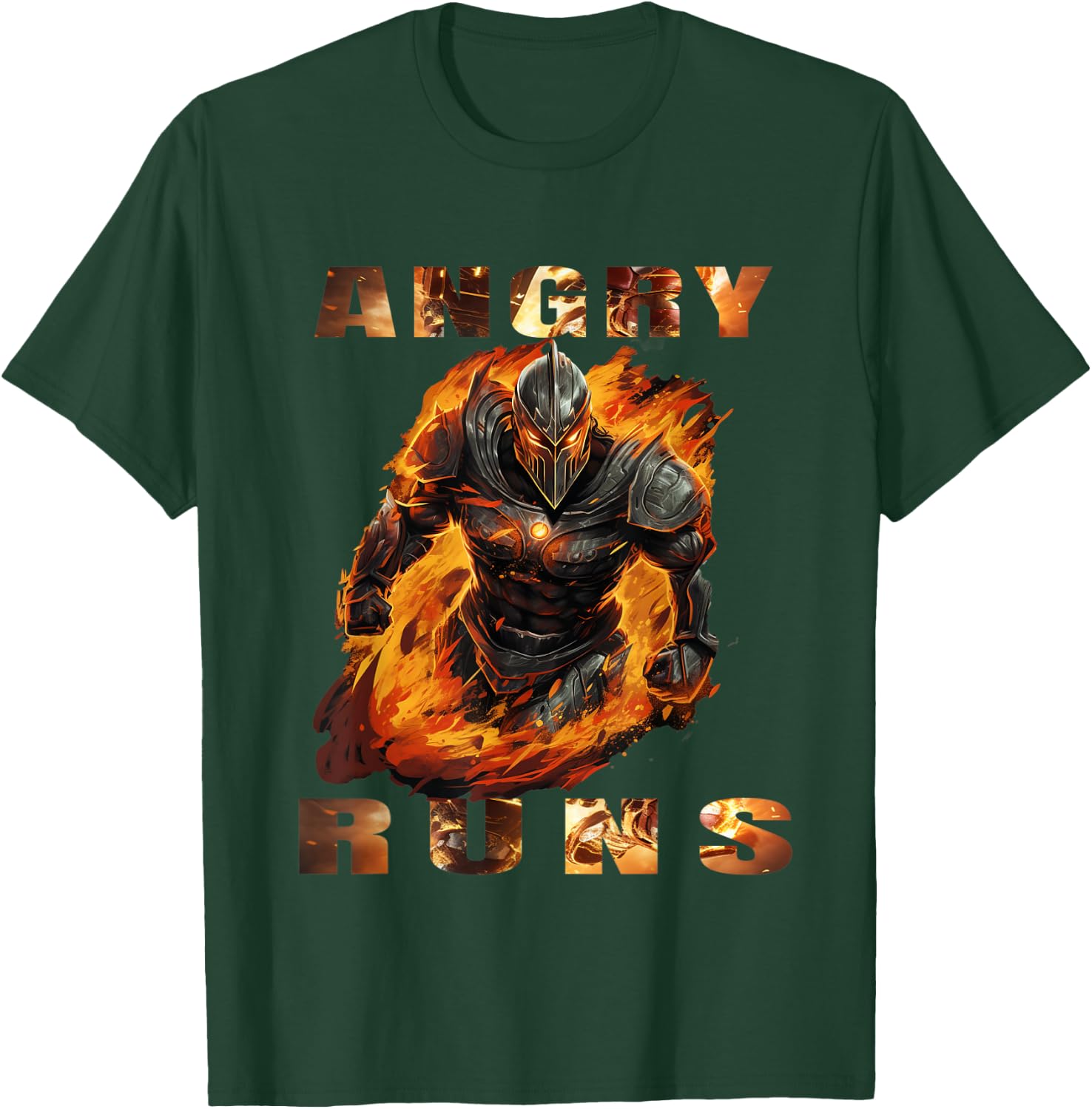 Angry Runs Good Morning Football Graphic T-Shirt - T-Shirt | Forest