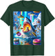 Cat Kitty Riding Fire Breathing Shark Rainbow Laser Taco Women T-Shirt - T-Shirt | Forest