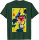 The Art of Print by MCMA - Digitally Enhanced Art Japanese Art Bird and Flower Graphic Design - -Adults - Black - Small - Short Sleeve T-Shirt - T-Shirt | Forest