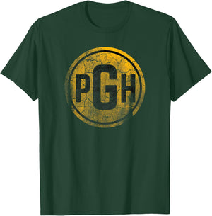 Pittsburgh PGH Steel City Pride Vintage T-Shirt - T-Shirt | Forest