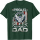 Proud Air Force Dad Shirt Military Family Fathers Day T-Shirt - T-Shirt | Forest