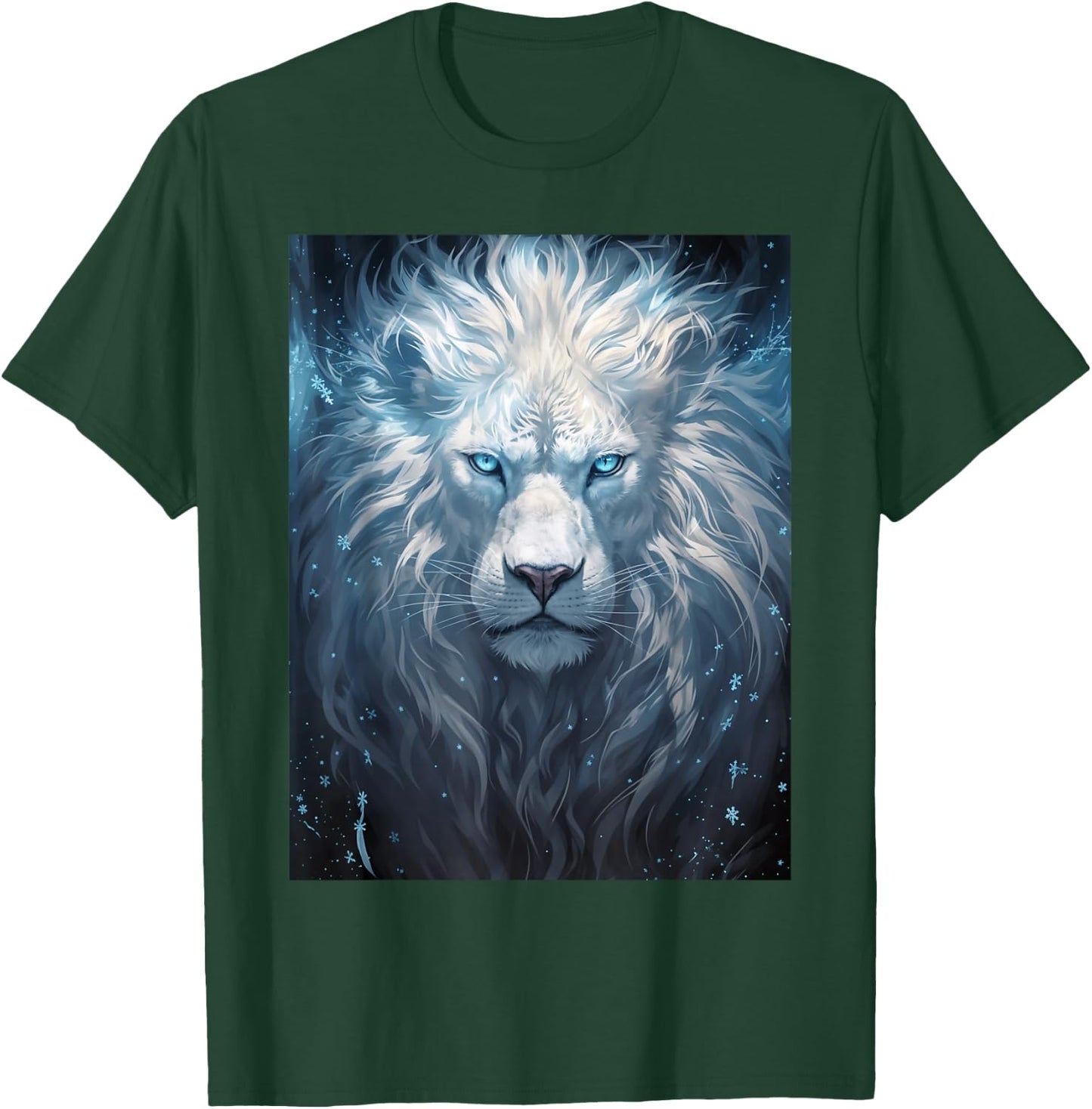 Spiritual White Lion T-Shirt - T-Shirt | Forest