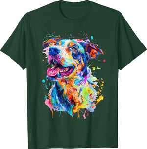 Catahoula Lovers Pop Art Colorful Catahoula Leopard Dog Women Girls Kids T-Shirt - T-Shirt | Forest