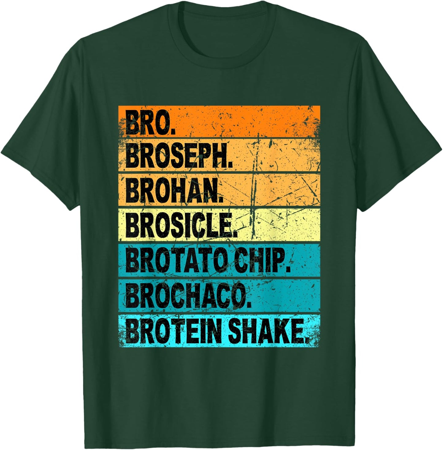 Bro Broseph Broham Shirt Dude Bruh Bro Gym Outfit Stuff T-Shirt - T-Shirt | Forest