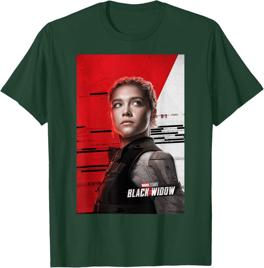 Marvel Black Widow Yelena Belova Character Poster T-Shirt - T-Shirt | Forest