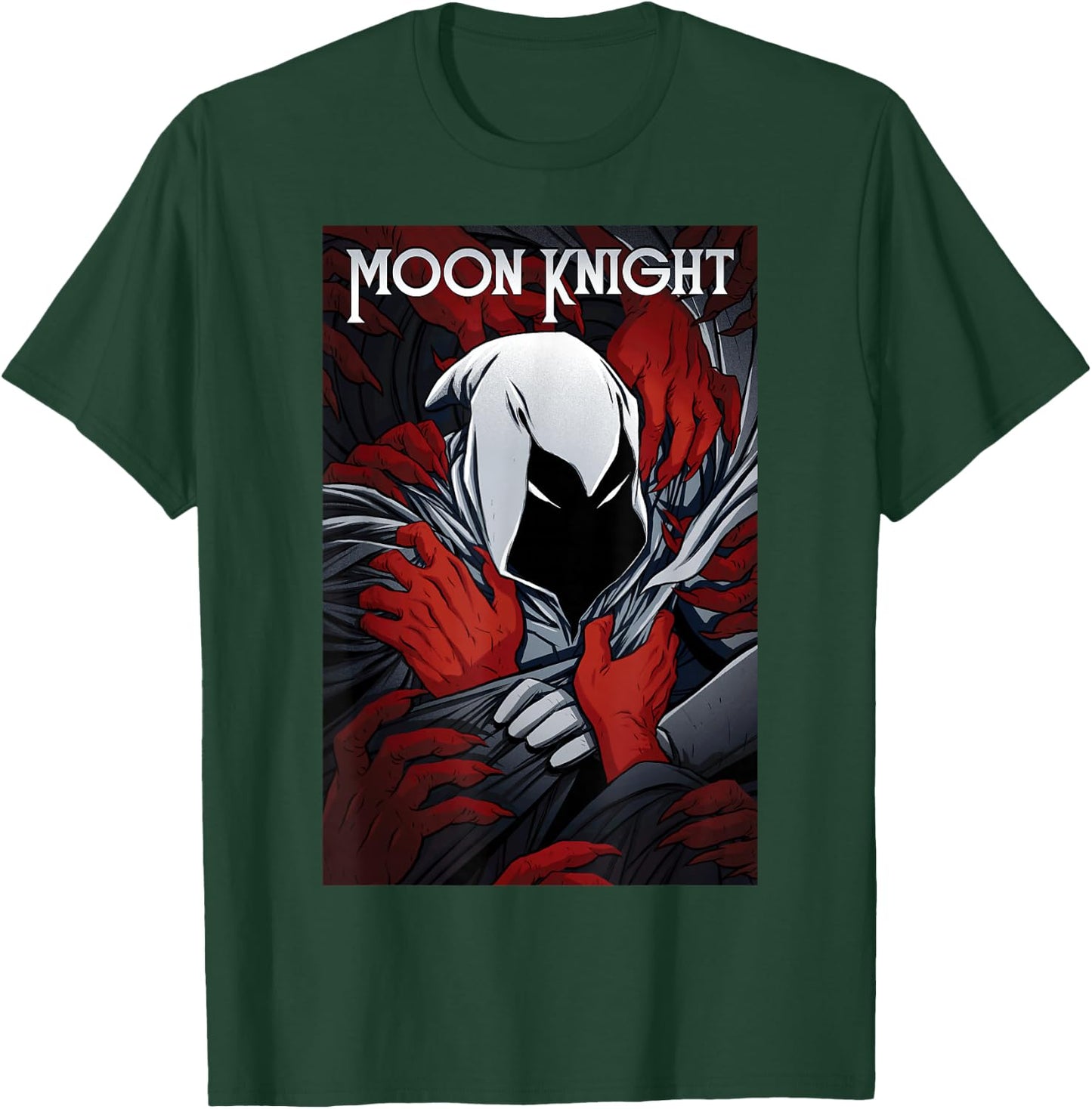 Marvel Moon Knight Choked Comic Cover T-Shirt - T-Shirt | Forest