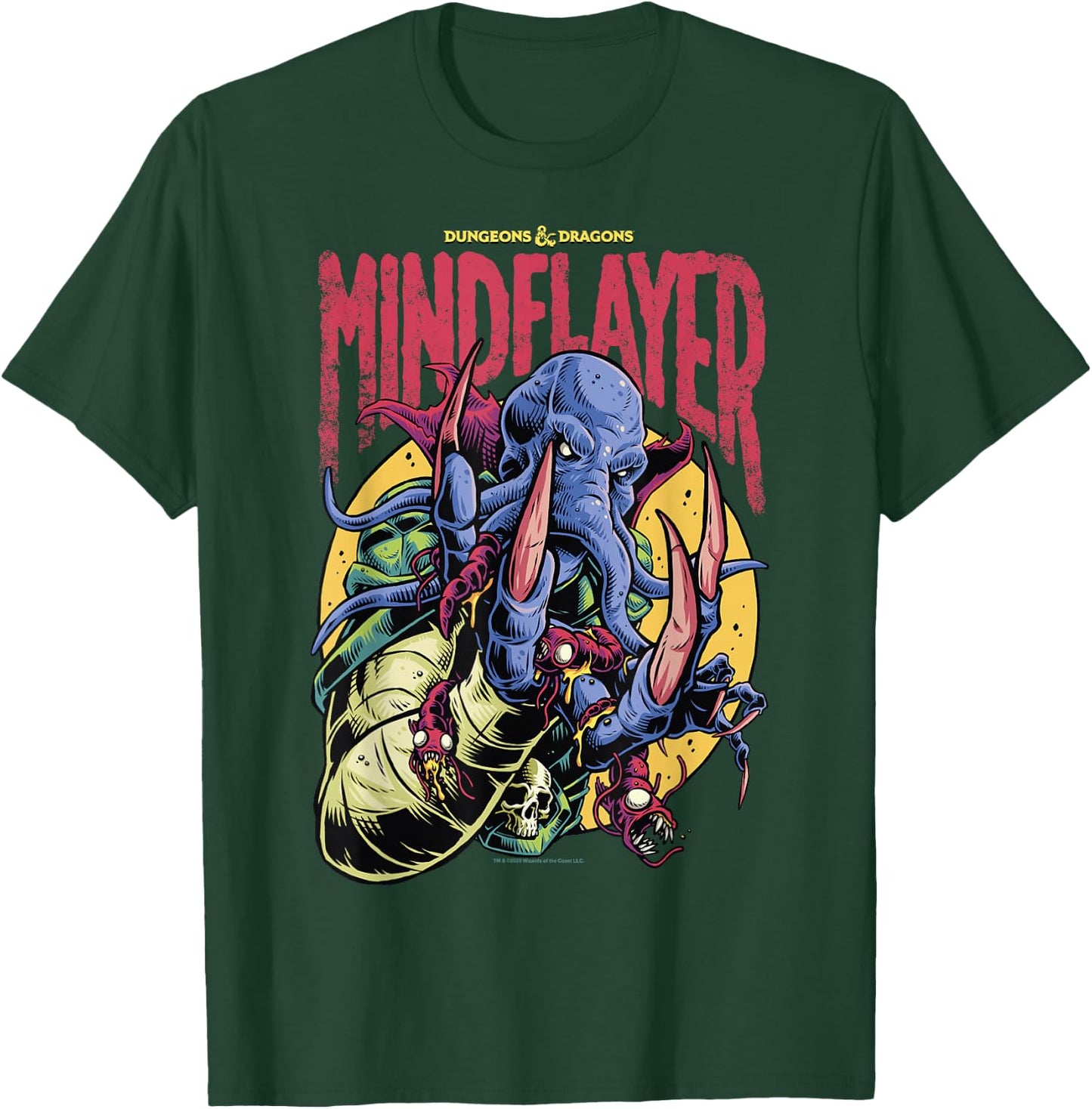 Dungeons & Dragons Mindflayer Logo T-Shirt - T-Shirt | Forest