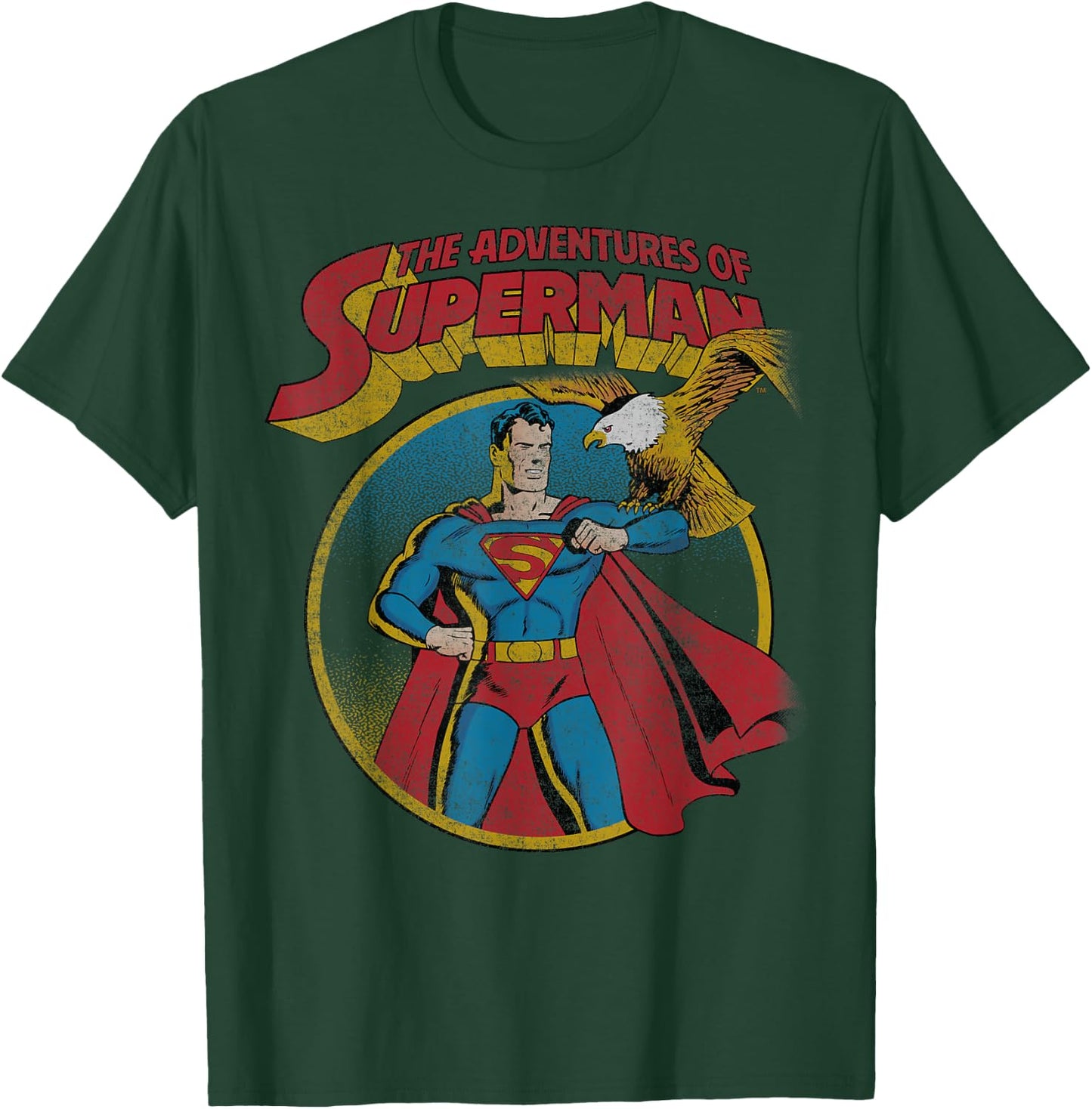 DC Comics Superman With Eagle T-Shirt - T-Shirt | Forest
