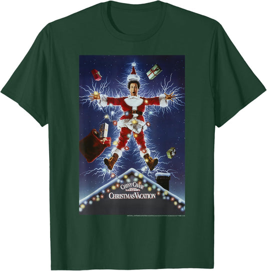 National Lampoon's Christmas Vacation Classic Movie Poster T-Shirt - T-Shirt | Forest