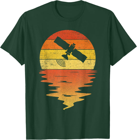 Satellite shirt retro sunset 70s vintage Satellite T-Shirt - T-Shirt | Forest