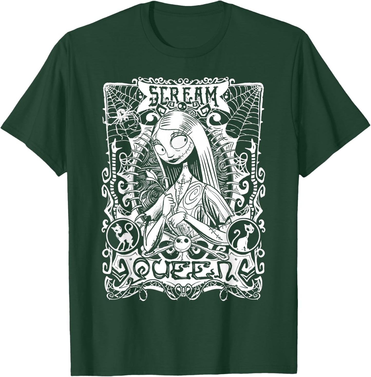 Disney The Nightmare Before Christmas Sally Portrait T-Shirt - T-Shirt | Forest
