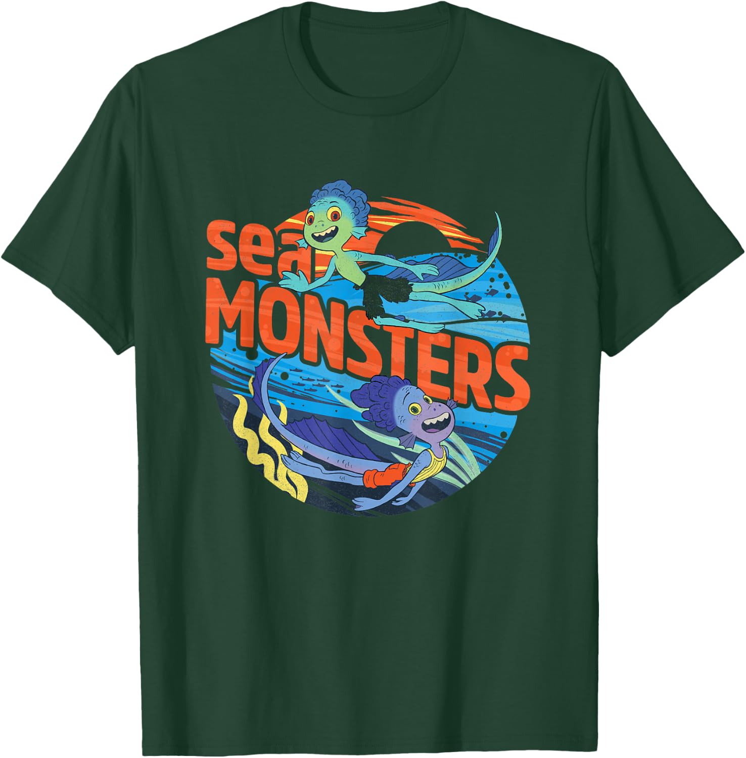 Disney Pixar Luca & Alberto Sea Monsters T-Shirt - T-Shirt | Forest