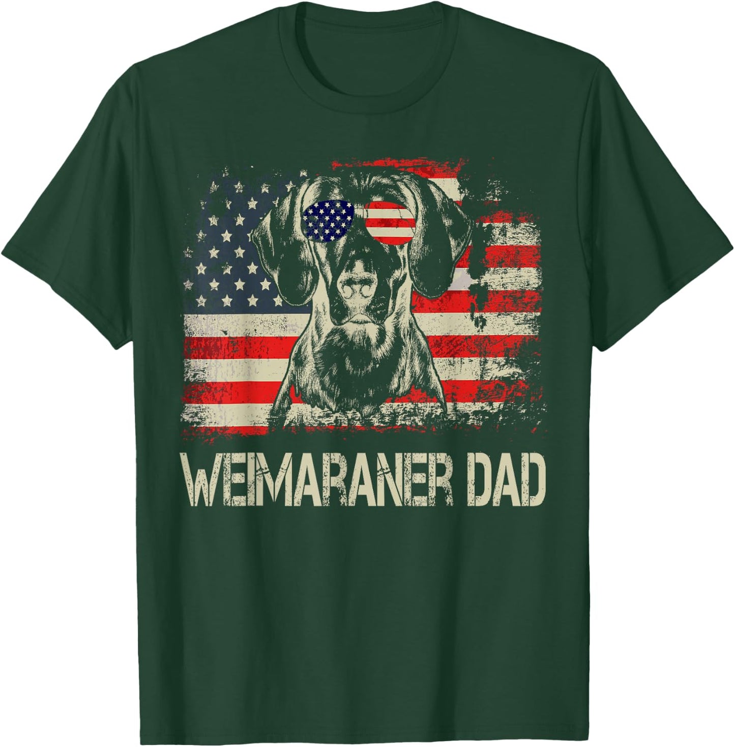 Weimaraner Dad for all who like dogs T-Shirt - T-Shirt | Forest
