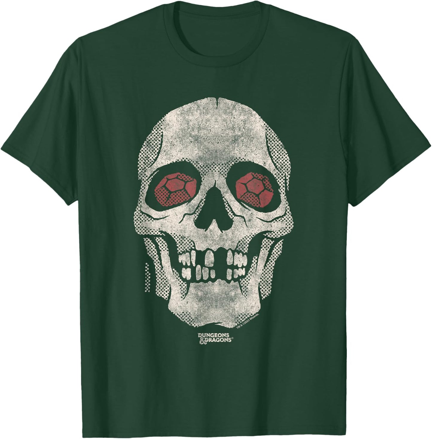 Dungeons & Dragons Demi Lich Skull T-Shirt - T-Shirt | Forest