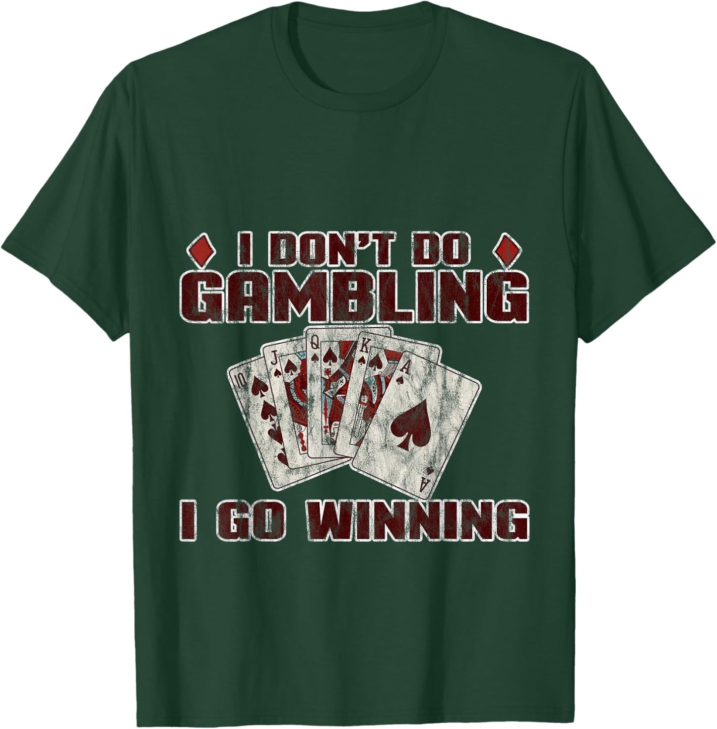 Gambler Apparel Black Modern Game - -Adults, Small, Short Sleeve T-Shirt - T-Shirt | Forest