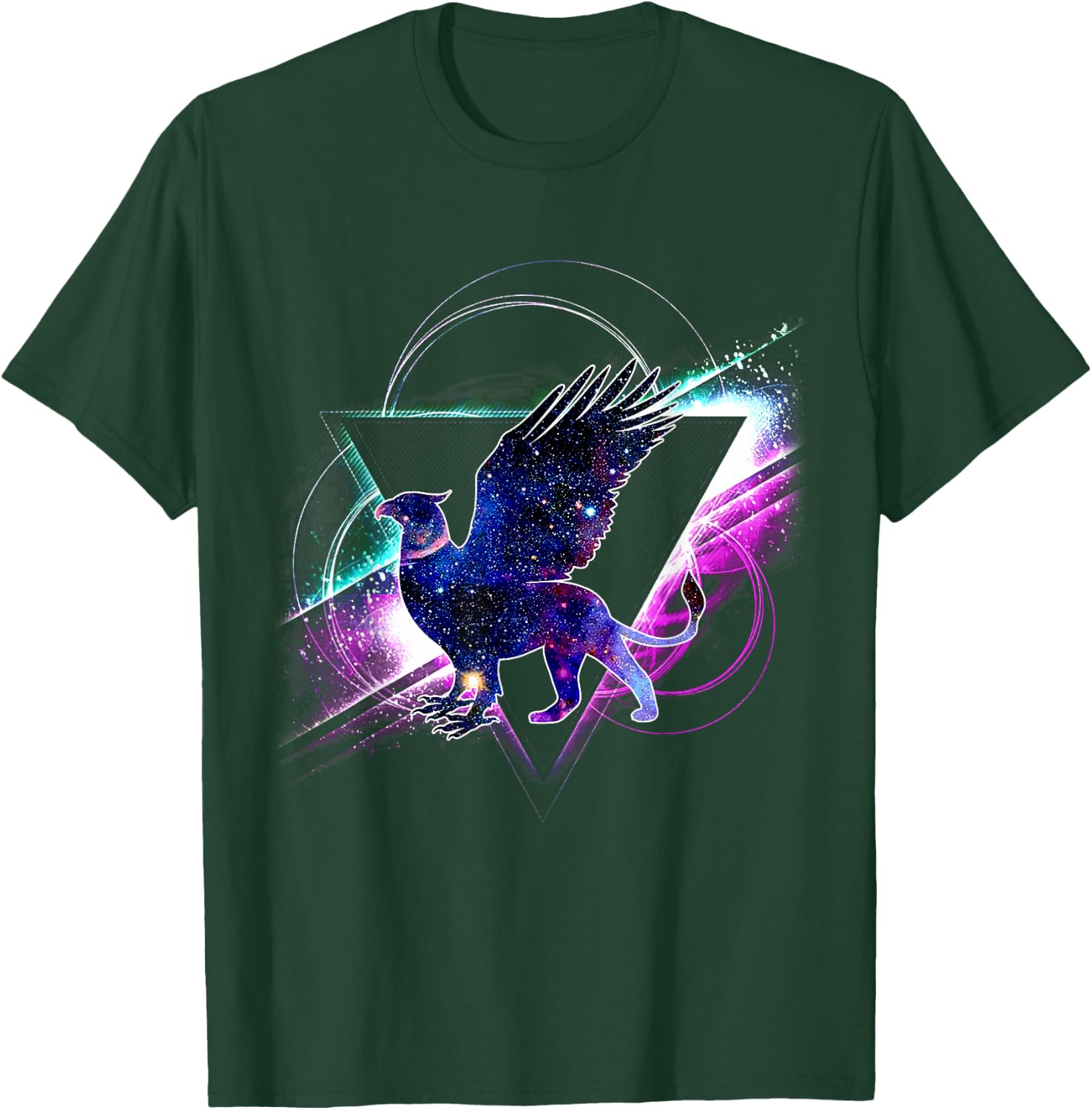 Aesthetic Galaxy Griffin T-Shirt - T-Shirt | Forest