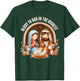 Nativity Scene Glory to God in the Highest Boho Christmas T-Shirt - T-Shirt | Forest