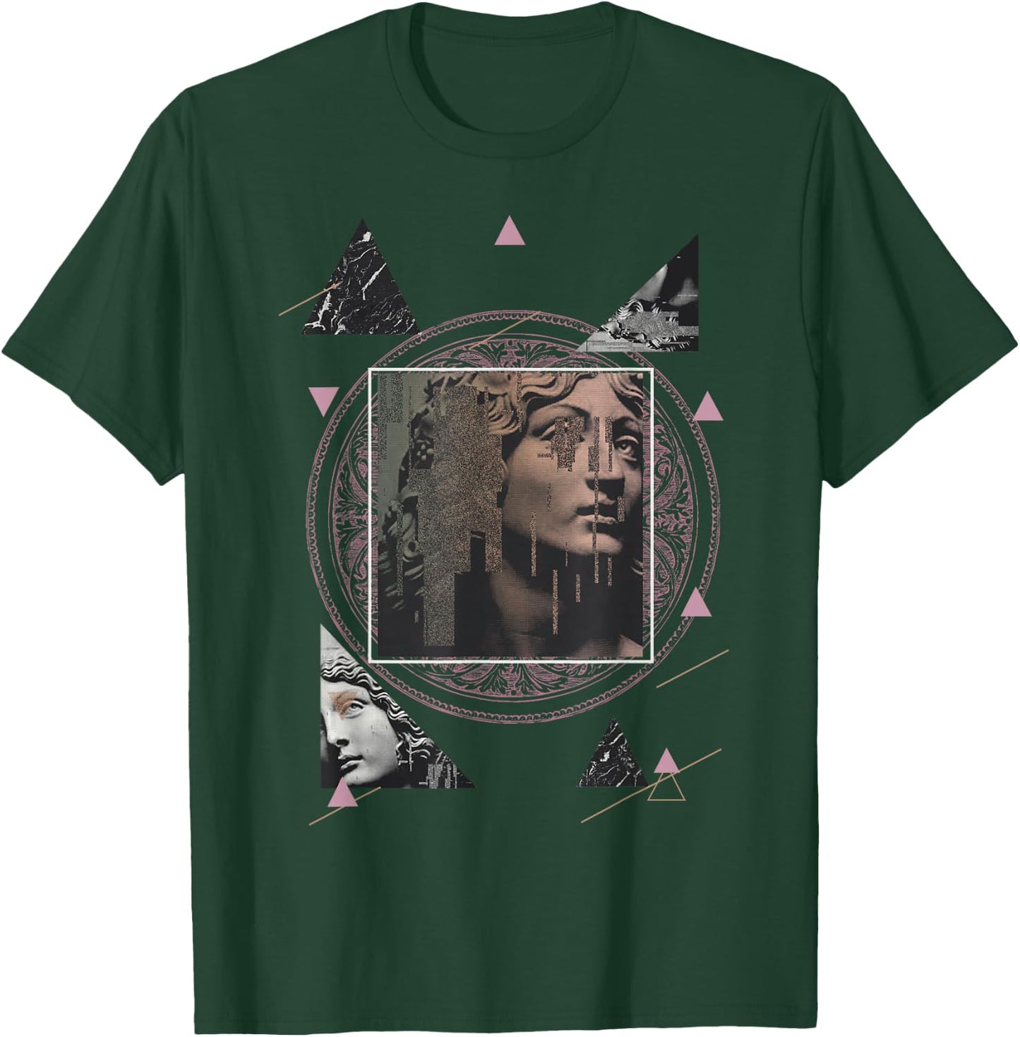 Vaporwave Aesthetic Retro Clothing 80s 90s Greek Statue Art T-Shirt - T-Shirt | Forest