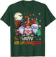 Happy Hallothanksmas Gnomes Lover Halloween Merry Christmas T-Shirt - T-Shirt | Forest