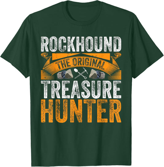 Rockhound Treasure Hunter T-Shirt - T-Shirt | Forest