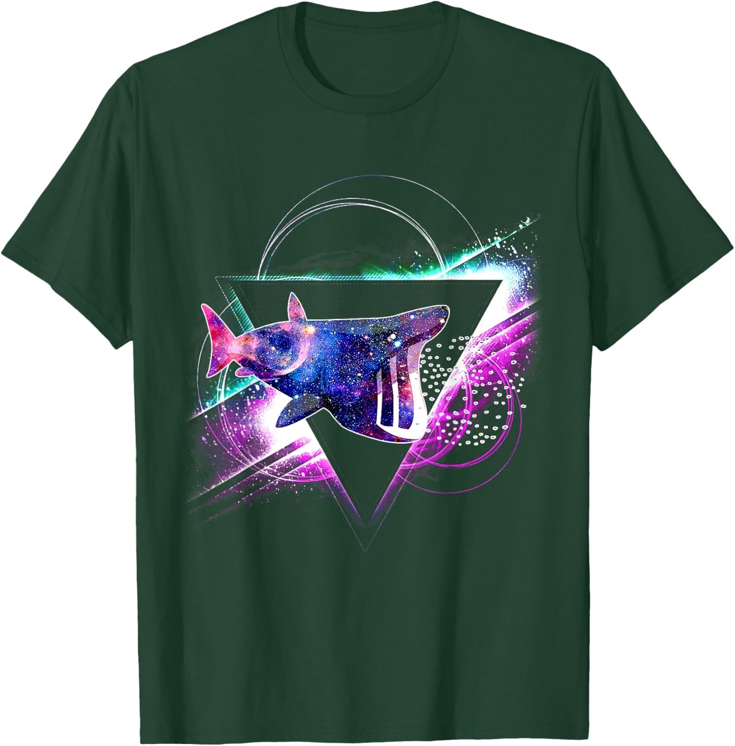 Aesthetic Galaxy Basking Shark T-Shirt - T-Shirt | Forest