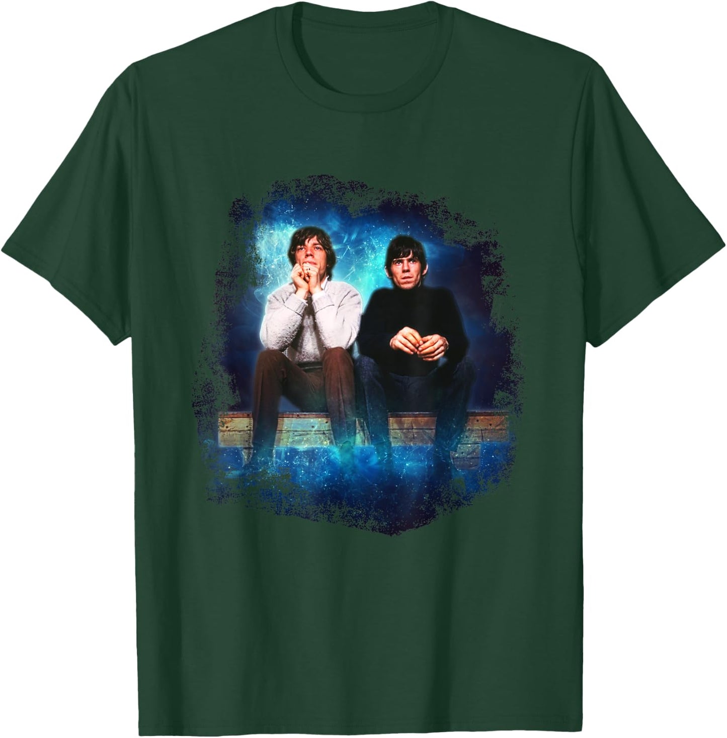 TV Times Mick Jagger & Keith Richards Of The Rolling Stones T-Shirt - T-Shirt | Forest