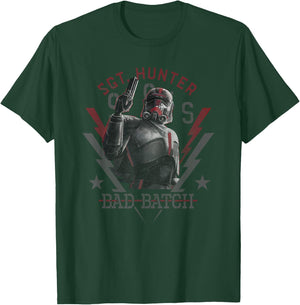 Star Wars: The Bad Batch Sgt. Hunter Army Crate T-Shirt - T-Shirt | Forest