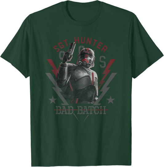Star Wars: The Bad Batch Sgt. Hunter Army Crate T-Shirt - T-Shirt | Forest