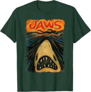 Jaws Scream Portrait T-Shirt - T-Shirt | Forest