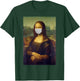 Mona Lisa Face Mask T-Shirt - T-Shirt | Forest